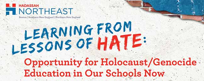 Hadassah NNE Lessons Of Hate