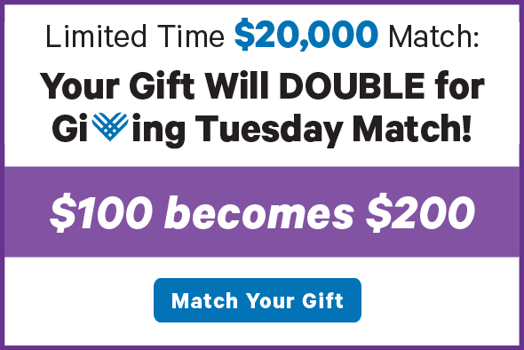 Starting Now: $75,000 Matching Gift Challenge