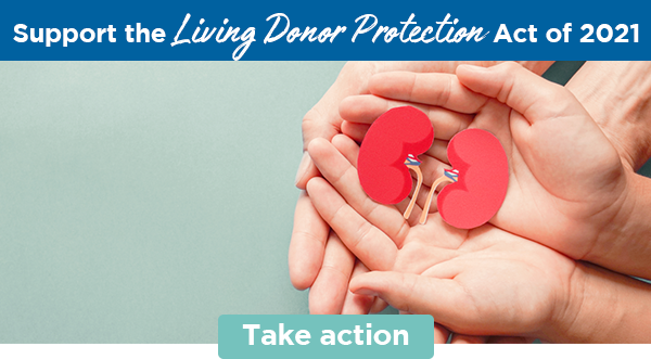 Support the Living Donor Protection Act of 2021 | Take action