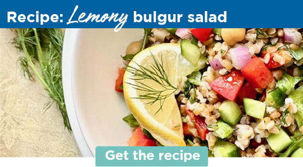 Recipe: Lemony bulgur salad | Get the recipe