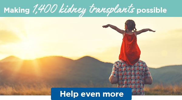 Making 1,400 kidney transplants possible | Help even more