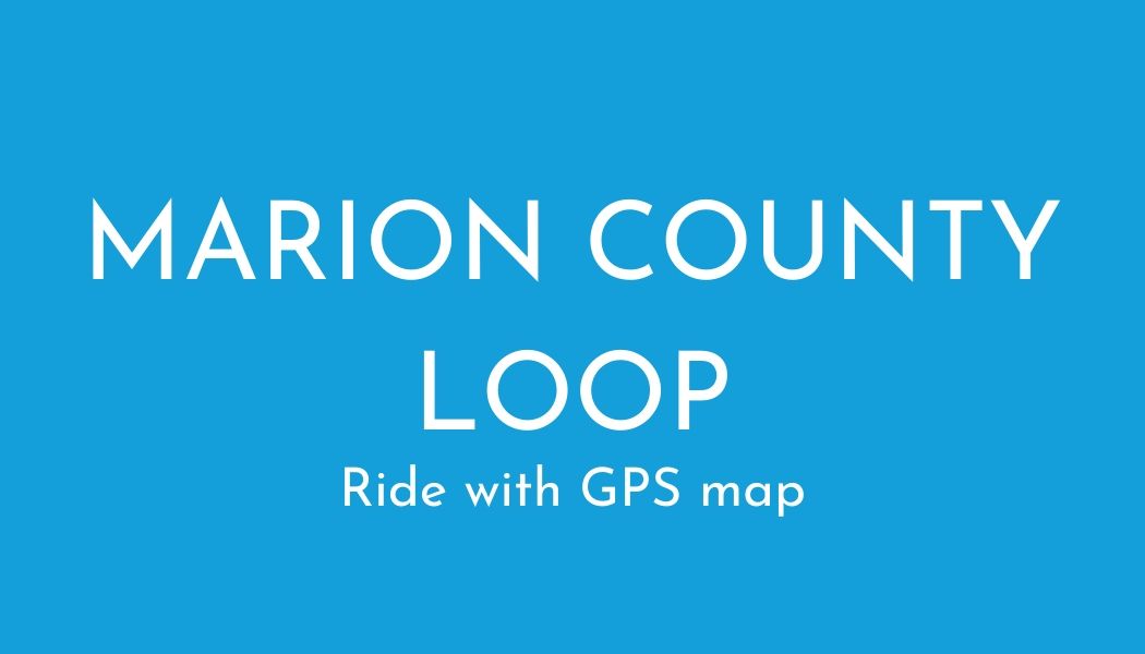 Marion County Ride with GPS