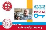 Click here for more information about Personalized Walk to Defeat ALS Sign