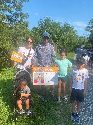 2022 Fun Walk was so much fun and we enjoyed raising money to fight childhood cancer to help other families in need!