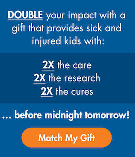 DOUBLE YOUR IMPACT WITH A GIFT.