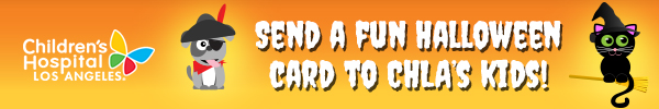 Send a fun Halloween card to CHLA's kids!