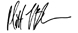 Matt LeBlanc signature.