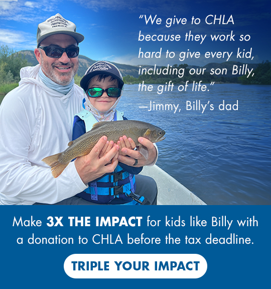 Make 3X the Impact fr kids like Billy.