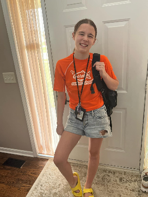 Brynn after 8 years of treatment, 3 years with no active disease, and ready to start her summer job teaching young children how to swim.  There is hope.