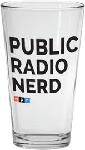 NPR Public Radio Nerd Pint Glass - set of 2 - $6.00