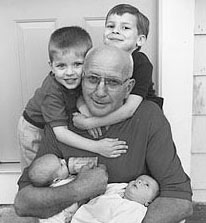 The original “Jimmy”, Einar Gustafson, with his grandchildren