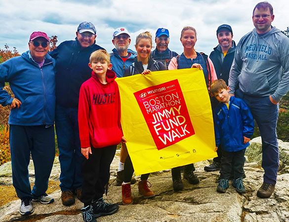 Featured Virtual Walker from a past Boston Marathon Jimmy Fund Walk