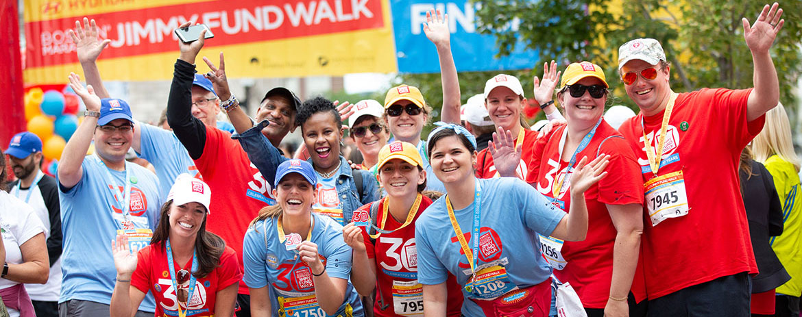 Information on 2019 Boston Marathon Jimmy Fund Walk teams