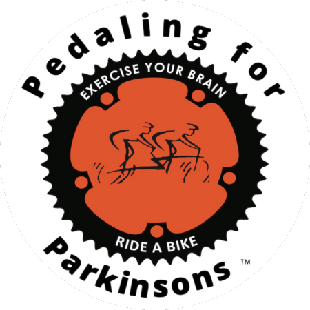 Pedaling for Parkinson's logo