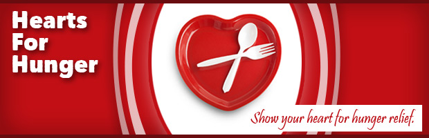 Hearts for Hunger Valentines Day Honor Campaign
