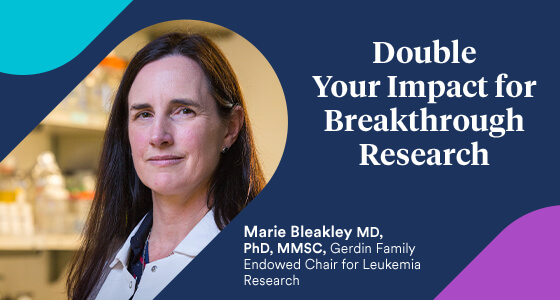 Double Your Impact for Breakthrough Research