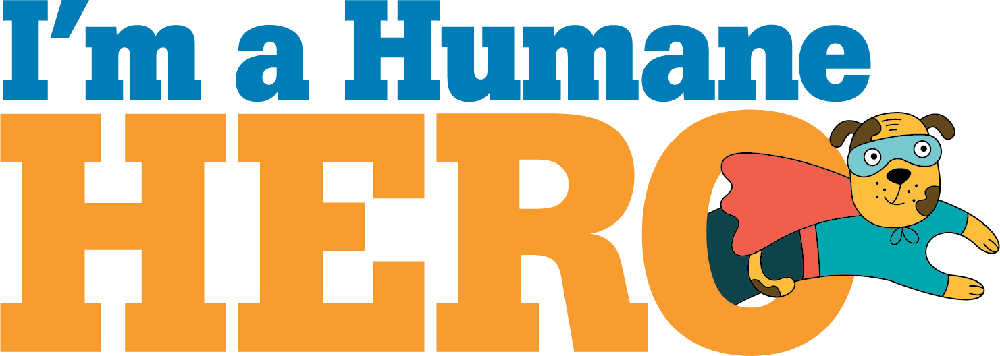 I'm a humane hero monthly giving logo