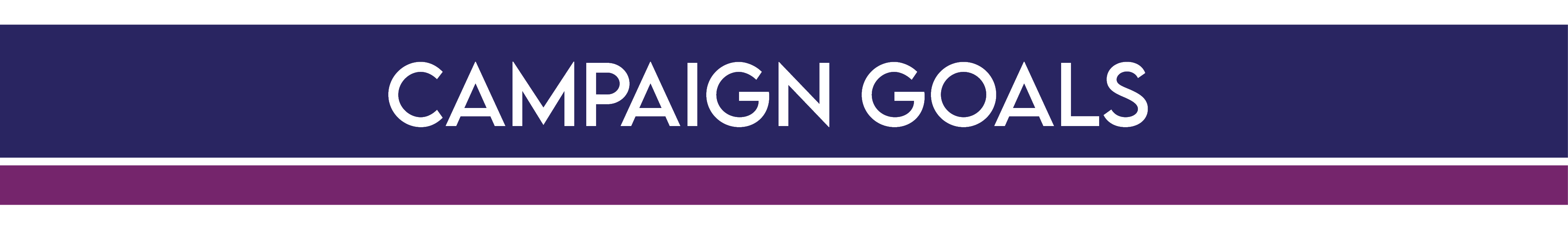 SOS 2022 Campaign Goals Banner