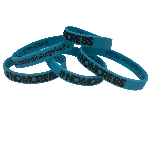 Click here for more information about #NOMOREBS Silicone Bracelets - Reversible Text