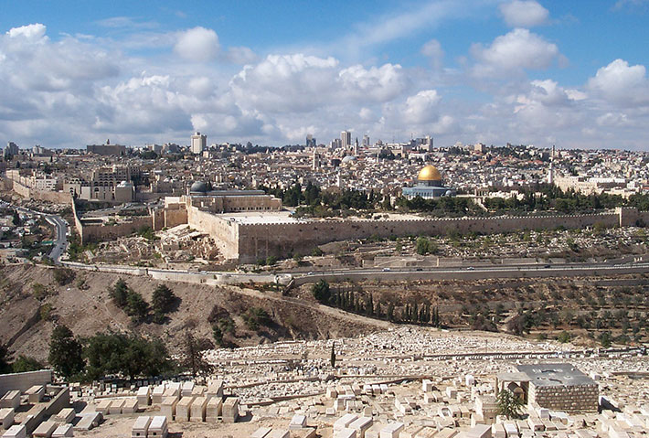 Old City view from Mt of Olives