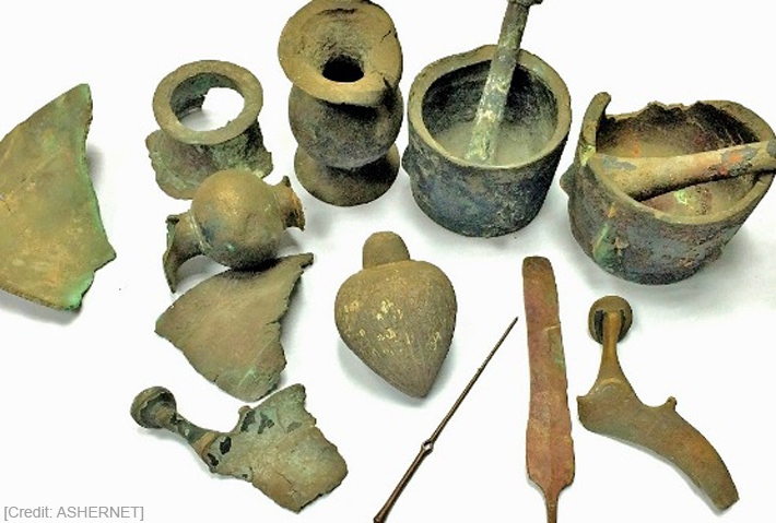 Family Returns 3,500-year-old Metal Relics Collection to Israel