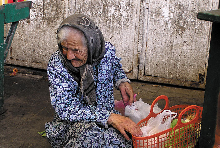 Elderly woman, Lilia
