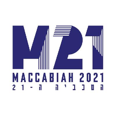 21st Maccabiah Logo Navy