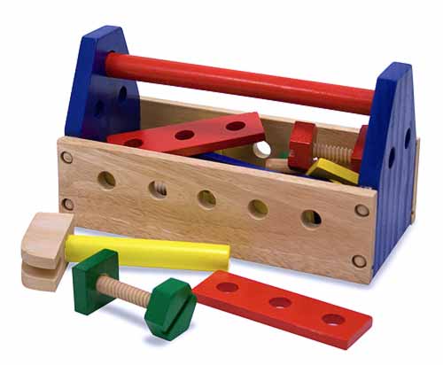 wooden tool kit
