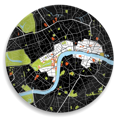 london city plate