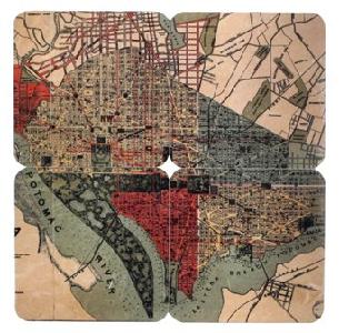 1887 dc map coasters