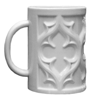 gothic tracery mug