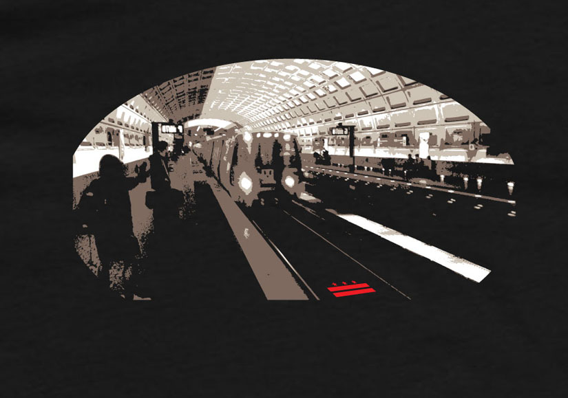 metro station t shirt