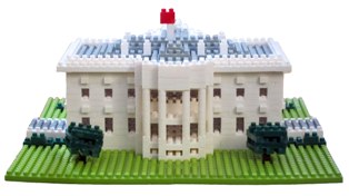 white house nanoblock
