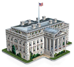 white house 3d puzzle