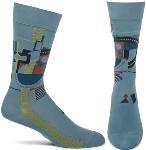 Click here for more information about Frank Lloyd Wright Hollyhock Grey Men's Socks