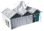 Click here for more information about Folded Plate House Tissue Box Cover