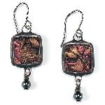 Click here for more information about Square Baroque Stained Glass Earrings