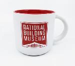 Click here for more information about National Building Museum White Logo Mug