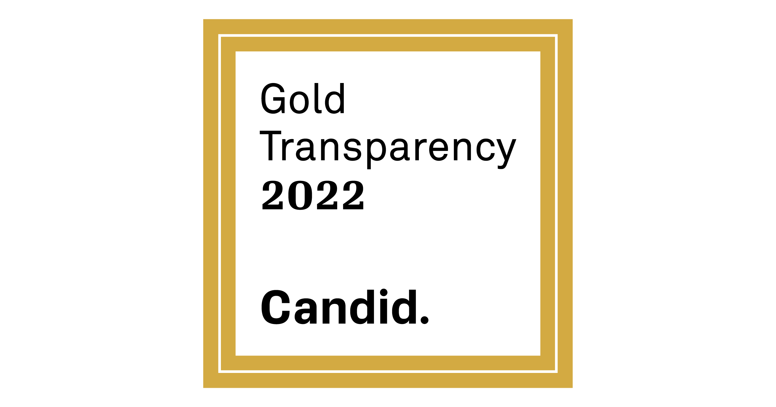 Gold Transparency 2022. Candid.