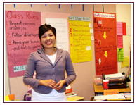 With help from the AIEF program, Kelly earned a college degree and now teaches on her reservation.