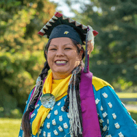 A photo of a Native student