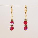 Click here for more information about Red Glass Bead Earrings