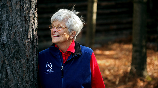 Image of SCA Founder Liz Putnam smiling