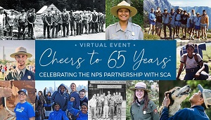 Image that says Cheers to 65 Years