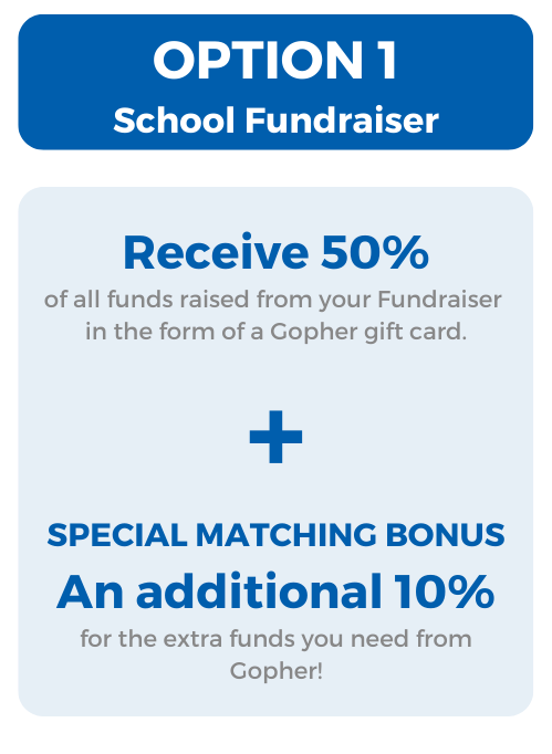 Option 1: School Fundraiser