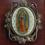 Click here for more information about Our Lady of Guadalupe Visor Clip