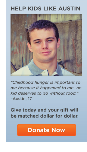 Help Kids Like Austin. Donate Now.