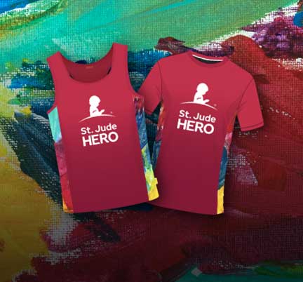 St. Jude Heroes tech and singlet shirt