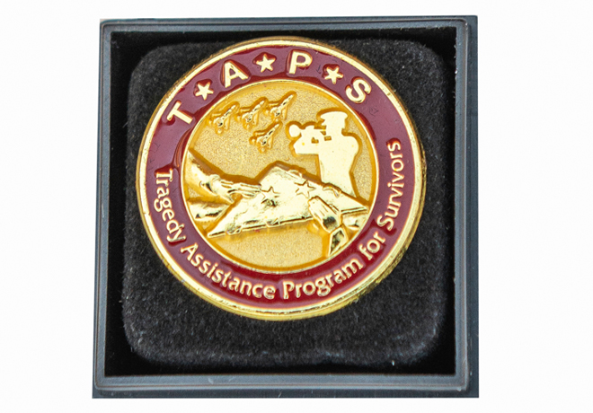 TAPS Lapel Pin - Gold Finish