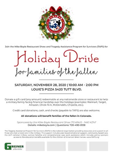 Holiday drive Flyer